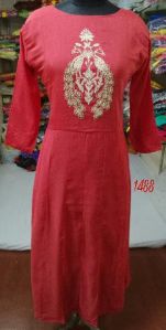 1488 Embroidered Kurtis