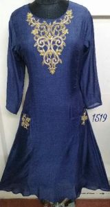 1519 Embroidered Kurtis