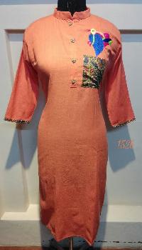 1526 Embroidered Kurtis