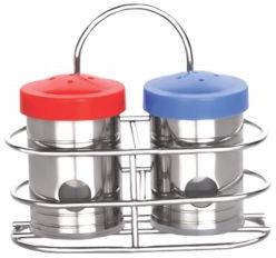 Salt & Pepper Dispenser With Stand