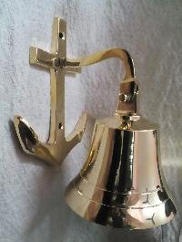 brass anchor bell