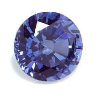 Synthetic Blue Gemstone