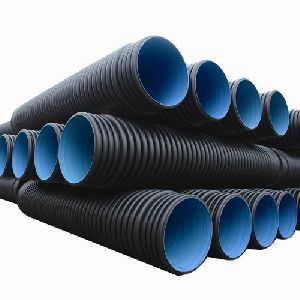 Black HDPE Double Wall Corrugated Pipes