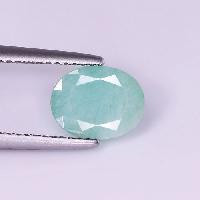 EXCELLENT TOP 2.64CTS NATURAL GREEN EMERALD OVAL UNTREATED LOOSE GEMS