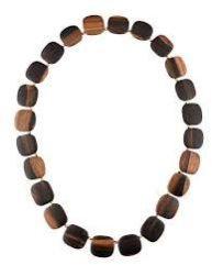 wooden bead necklace