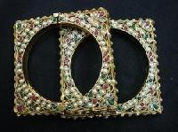 Gold Plated Antique Bangles