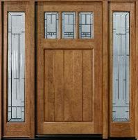 exterior wooden door