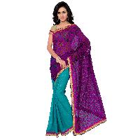 half Fancy Designer Saree