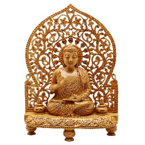 Wooden Buddha Statue