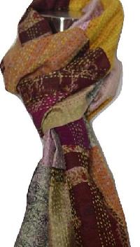Kantha Silk Scarves