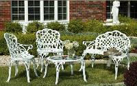 garden cast iron chairs