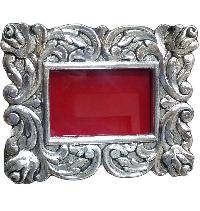 Silver Coated Wooden Photo Frames