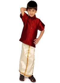 Kerala Traditional Handloom Kids Wear