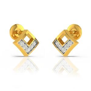 Audrey Diamond Gold Earrings