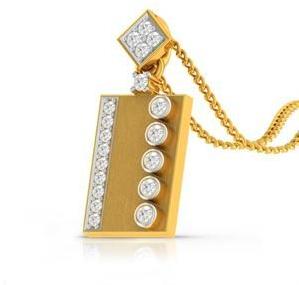 Quaint Day Diamond Gold Pendant