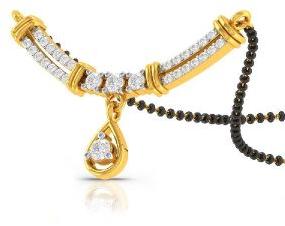 Rimme Diamond Gold Mangalsutra