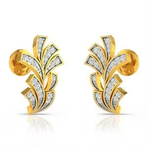 Tannenbay Diamond Gold Earrings