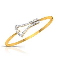 Diamond Gold Bracelet Trinity