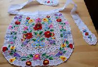 embroidered apron