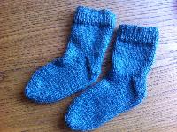 knitted socks