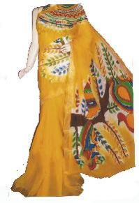 Hand Painted Sarees