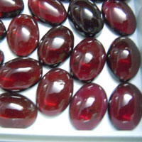 Red Garnet Cabochon