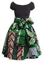 african printed skirts