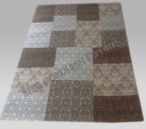 Chenille Patch Work Carpets
