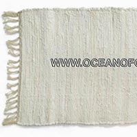 White Cotton Rag Rug