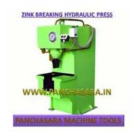 Hydraulic Zink Breaking Press