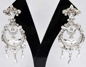 Sterling Silver Chandelier Earrings