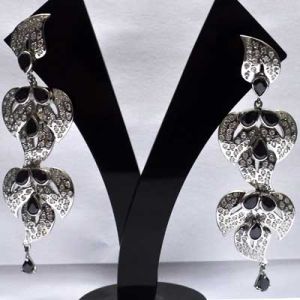 Sterling Silver Chandelier Earrings