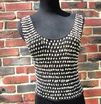 crochet beaded top