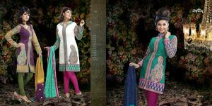 Jacquard Salwar Suit