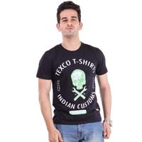 Mens Death Symbol Printed T-Shirt