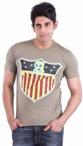 Mens US Flag Printed T-Shirt