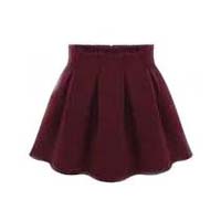 Box Pleated Mini Skirt