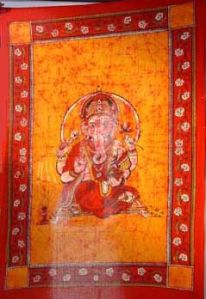 Cotton Ganesh Printed Bed Sheet