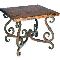 wrought iron tables