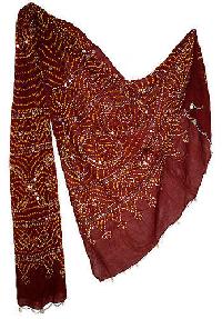 bandhani shawl