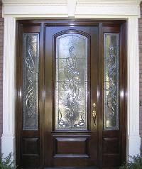 glass front door