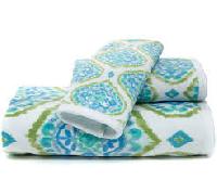 printed bath towels