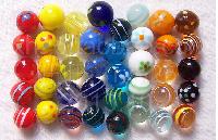 colored marbles