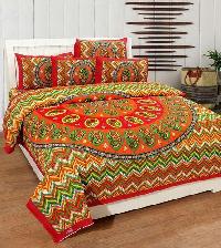 Sanganeri Printed Bed Sheets