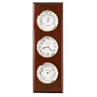 port hall clock with hygrometer barometer