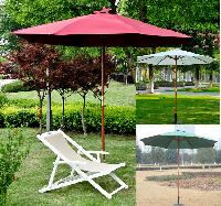 garden wooden umbrella