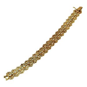 diamond gold bracelet