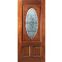 Half Glass Wooden Door