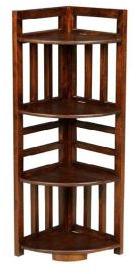 Acacia Wood Corner Bookcases (RHP-BOOK-006)