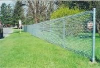galvanized chainlink fence